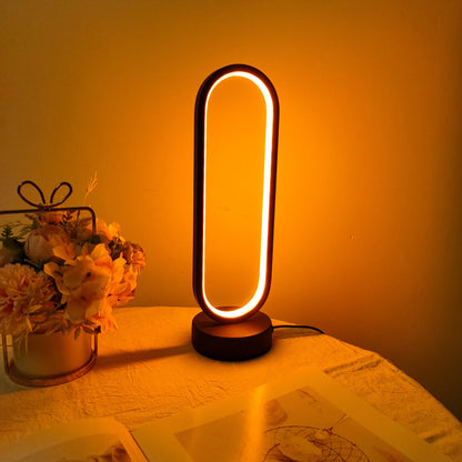 Lamp bedroom Ring Lamp Living Room Three-color Dimming Bedside Lamp LED Night Light