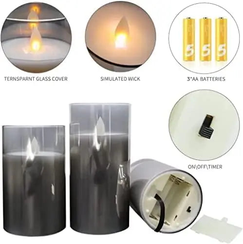 LED Flameless Candles Battery Operated